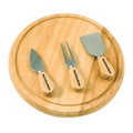 Rubberwood Board & Serving Set